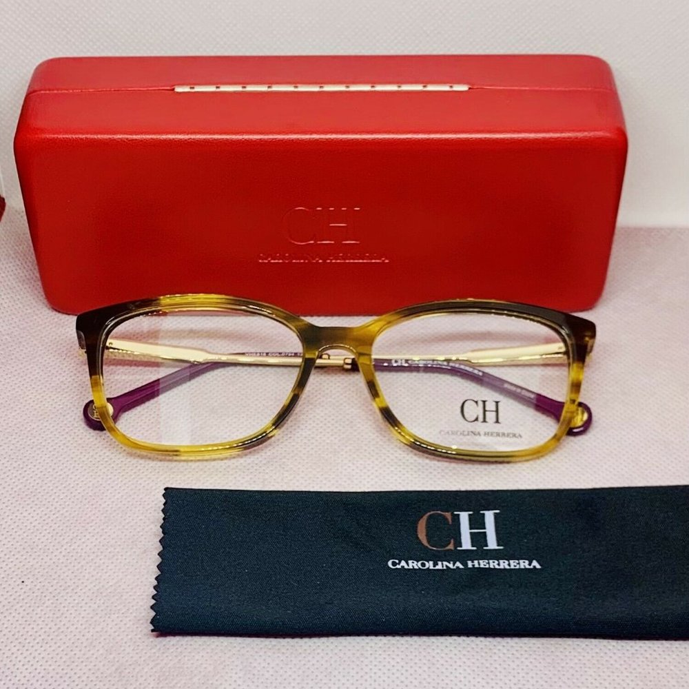 NEW CAROLINA HERRERA Eyeglasses Size 53/135/16 VHE 816 COL.0794 - Picture 3 of 4